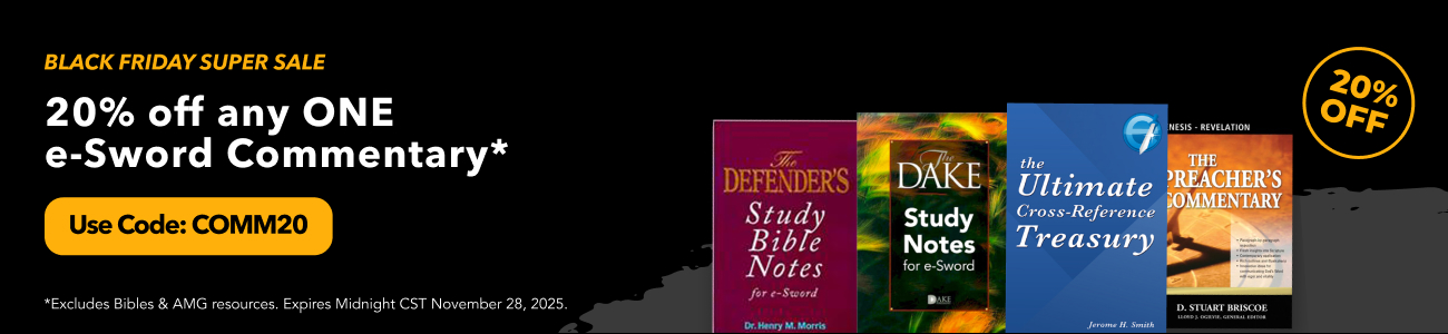 20% Off any one commentary